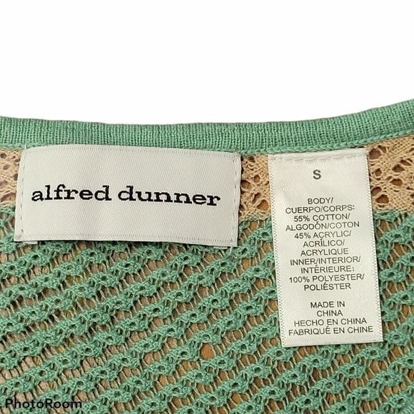 STRIPE Knitted Soft Lightweight Beaded Beach Top Sweater - Picture 6 of 7